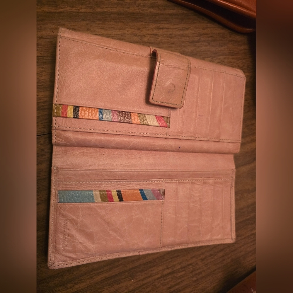 Paul Smith Blush Pink Leather Vintage Wallet